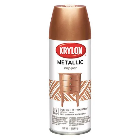 Krylon K01709a77 Metallic Spray Paint,Copper Metallic,Metallic,11 Oz