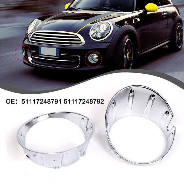 Griglia Coprialtoparlante Anteriore Per Mini Cooper R56/R55/R57/R58/R59 – ABS Nero Elettroplaccato, OEM 51412753333