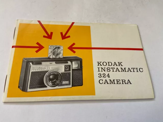 Mode D'emploi Photo Cinema Kodak Modele Instamatic 324 Camera