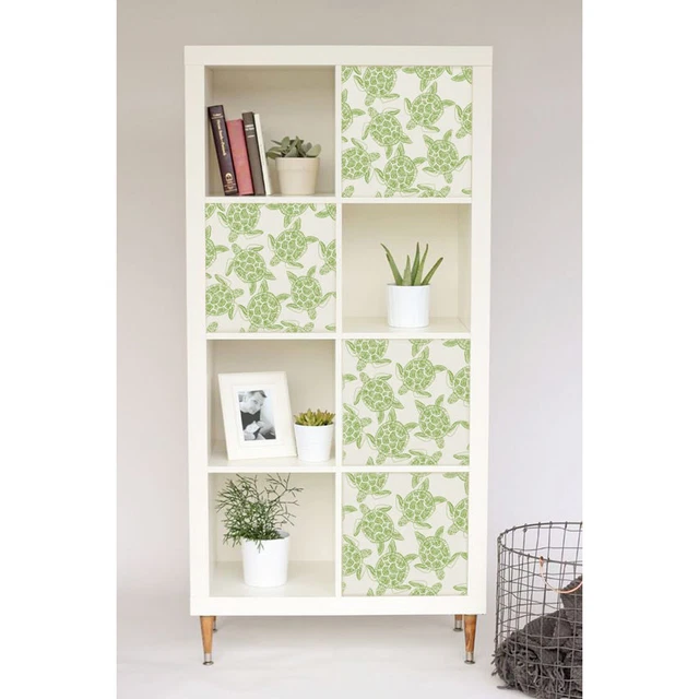 Decals for Kallax / Expedit IKEA Sea Turtles Tropical Animals Pattern Furniture