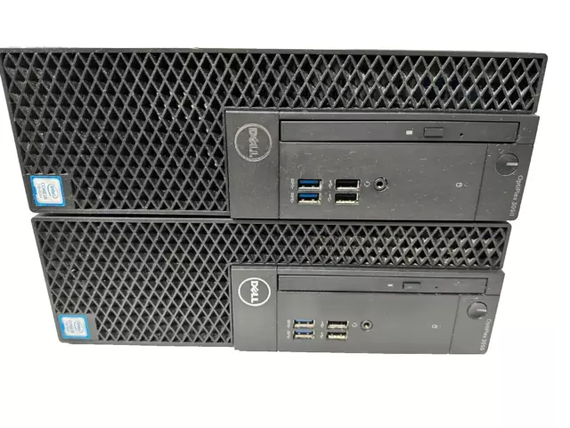 JOB LOT OF 2 X  Dell 3050 SFF PC I5 7500 3.4GHz 8GB RAM 500GB HDD NO O/S