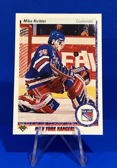 1990-91 Upper Deck Mike Richter Rookie Card #32 New York Rangers RC Goalie 🔥📈