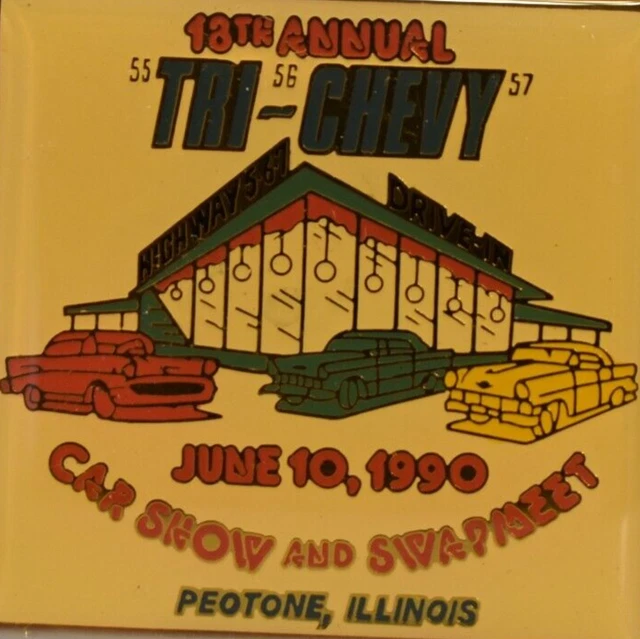 VINTAGE 1990 TRI Chevy Chevrolet Car Show Swap Meet Peotone Illinois