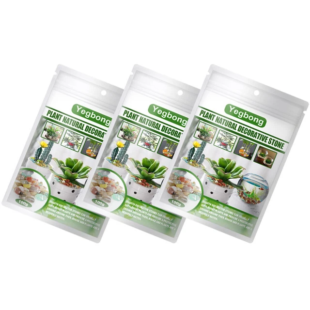 3 bolsas plantas jarrón piedras relleno acuario piedras de repostería decoración hágalo usted mismo bastón