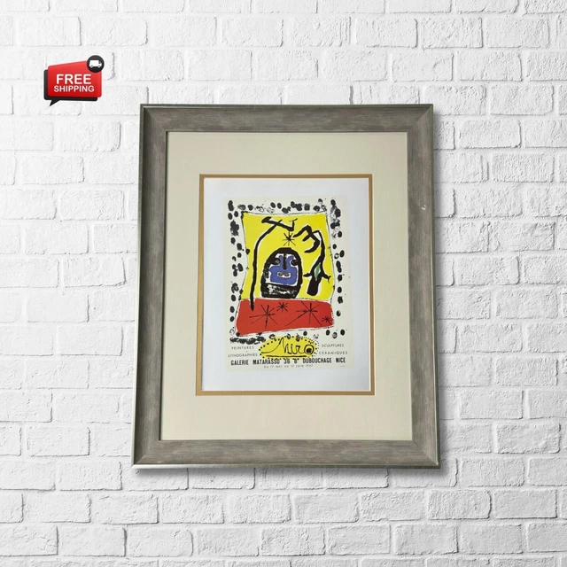Joan Miro "EXPOSICION MIRÓ" Exhibition Offset Lithography - Exhibition Poster