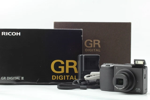 [ TOP MINT in BOX ] RICHO GR DIGITAL III 10.0MP Black Digital Camera From JAPAN