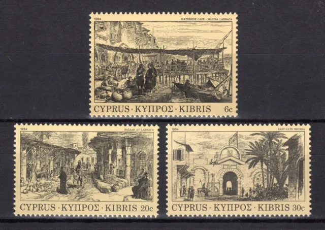 CYPRUS 1984 CYPRUS ENGRAVINGS MNH, unmounted mint / Mint never hinged !!!
