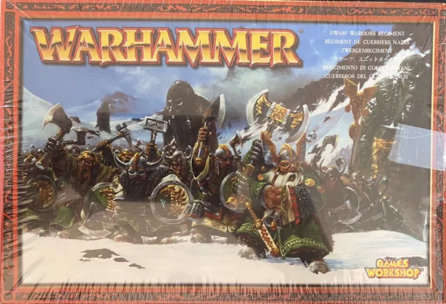 Warhammer Dwarf Warriors Regiment, Plastic - OOP - 84-06