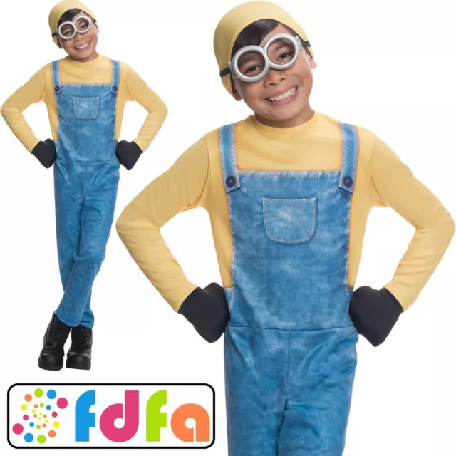 Rubies Official Minion Bob Despicable Me Boys Childs Fancy Dress Costume New