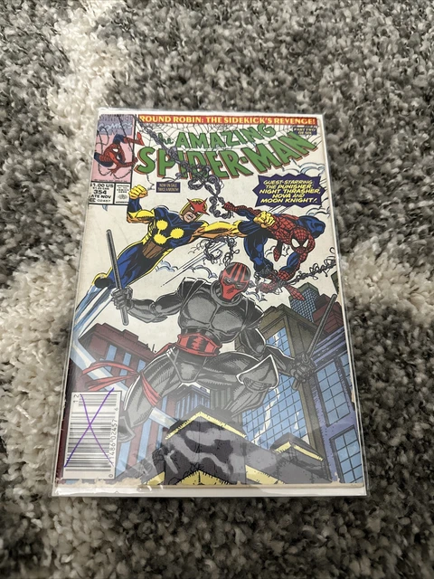 The Amazing Spider-Man When Midnight Strikes! Comic Book/Nov 1991 Vol 1 #354 NM