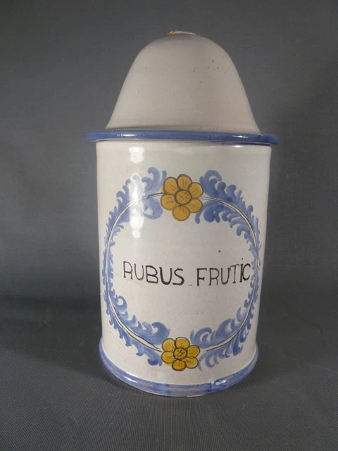 Antik -glas Apotheke Rubus Fructic Altes Beruf Apotheker French Antik