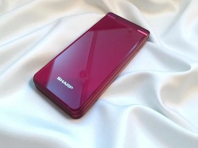 Téléphone Portable Android SHARP AQUOS Keitai 4 - Clapet Blanc, 4G, Débloqué, Occasion