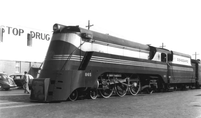 Seaboard Air Line Streamlined Steam Locomotive 865 Railroad SAL Train photo