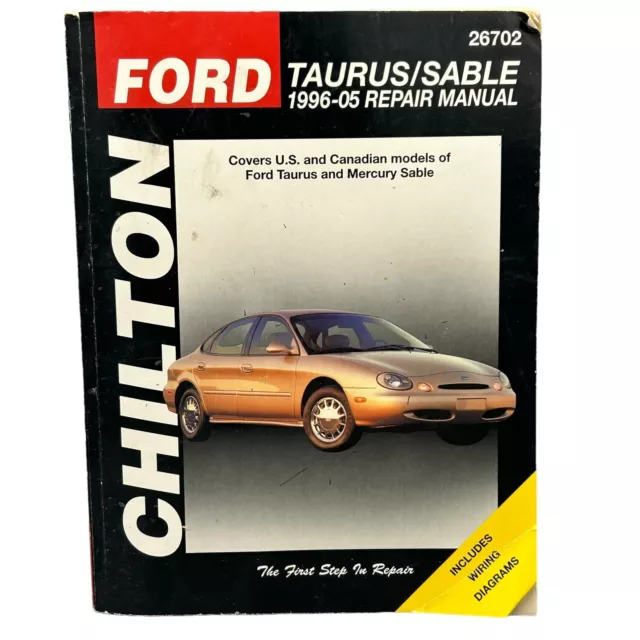 CHILTON 26702 FORD TAURUS / SABLE 1996-2005 Repair Manual 26702 Used Ships Quick