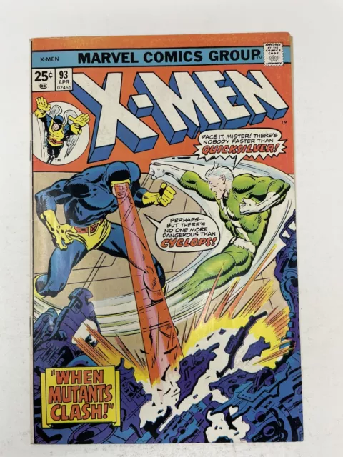 X-Men #93 Marvel Comics MCU Stan Lee Jack Kirby 1975 Bronze Age