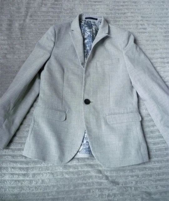 GIACCA TUTA SKINNY FIT GRIGIA PER RAGAZZI - Età 8 anni - Da NEXT