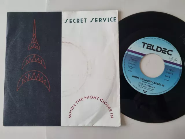 Secret Service - When the night closes in 7'' Vinyl Germany