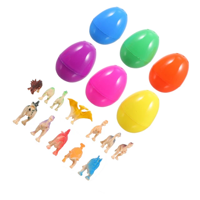 Plastica cartone animato uova di dinosauro Pasqua bambini regalo apertura cartone animato