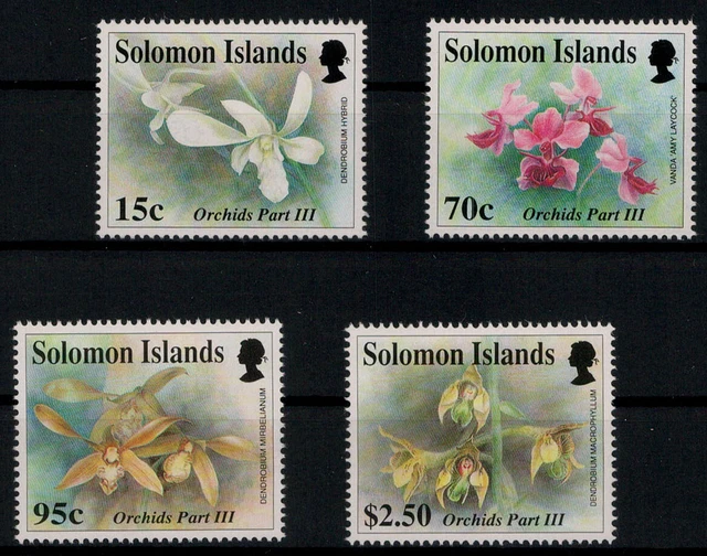 Salomoninseln; Orchideen 1992 kpl. **
