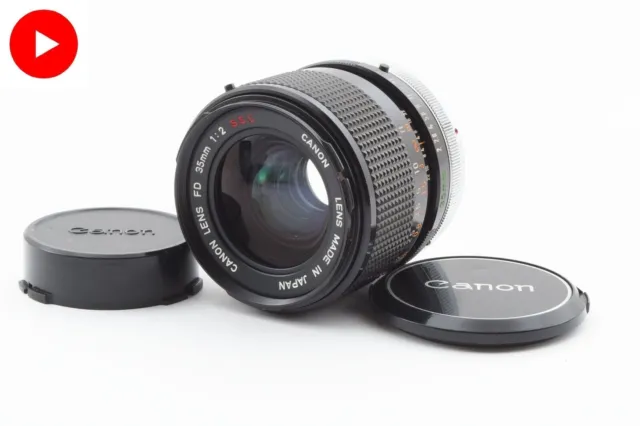 【 NEAR MINT 】 Canon FD 35mm f2 S.S.C SSC Wide Angle MF Lens For SLR JAPAN