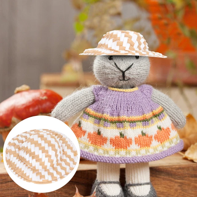 Casa In Miniatura 40 Mini Cappelli Di Paglia Intrecciati