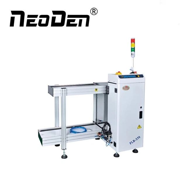Loader with magazine rack for SMT assembly production line
