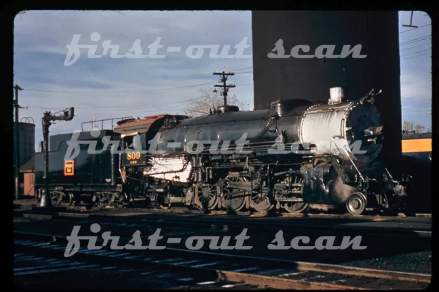 D DUPLICATE SLIDE - Colorado & Southern C&S 809 STEAM 2-8-2