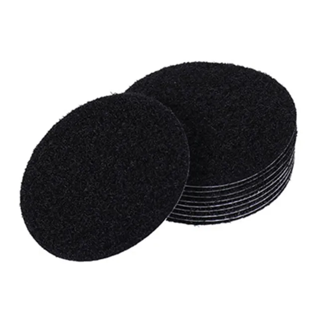 EY# 5pcs Fastener Adhesive Tape for Bed Sheet Sofa Carpet Anti Slip Pad (Black)