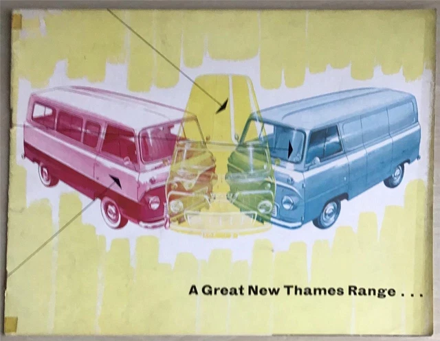 FORD THAMES 10/12 15 cwt VAN CHASSIS ESTATE Sales Brochure Aug
