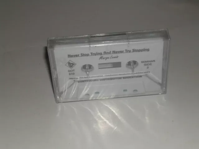 NEW AMWAY tape Never stop tring and never try stopping 1994 AD SOT 510