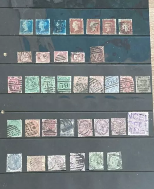 Stamps GB QV Selection of Fillers