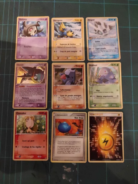POKEMON - lot 2 . EX EMERAUDE. Fr rare