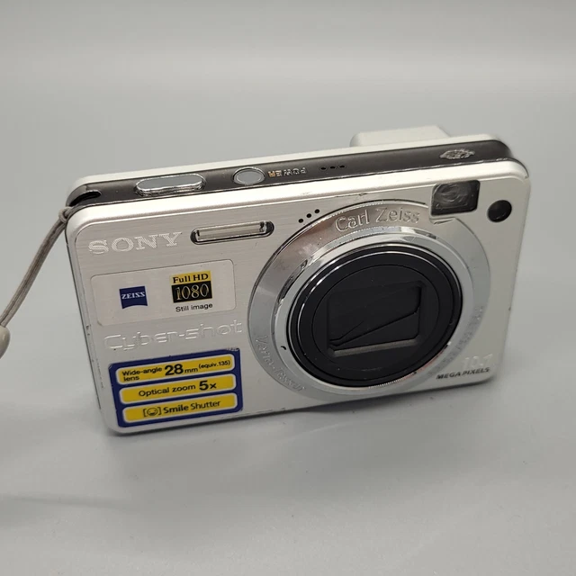 Sony Cybershot DSC-W170 10,1 megapixel fotocamera digitale compatta argento testato