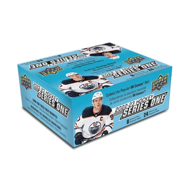 2022/23 Upper Deck Series 1 Hockey Retail. 24 Packs. 192 Cards. SEALED.