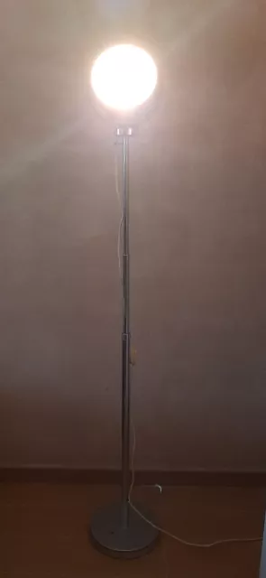PIANTANA LAMPADA DA TERRA Vintage anni '70 space age, Telescopica,stile Reggiani