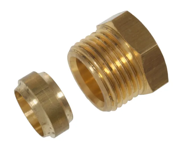 Brass Tubing Nuts & Universal Olives to suite Imperial Enots Compression Fitting