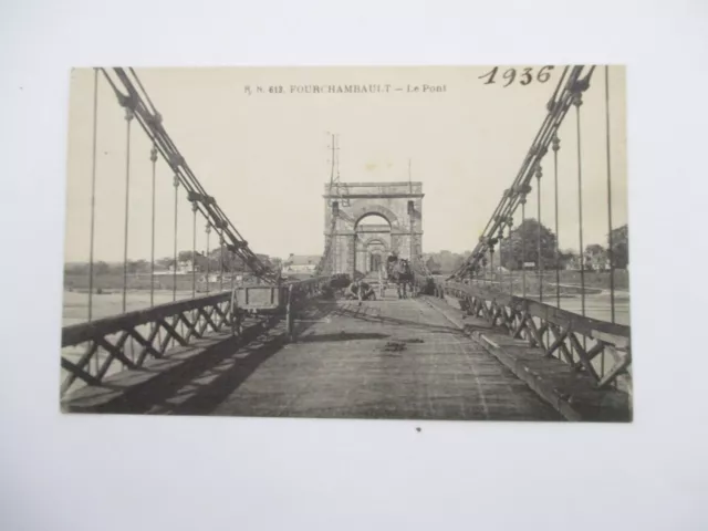 Cpa Nievre 58 Fourchambault Le Pont
