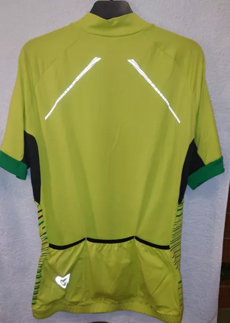 "Camiseta de bicicleta GONSO ""nueva"", camisa de bicicleta manga corta amarillo neón talla L 3