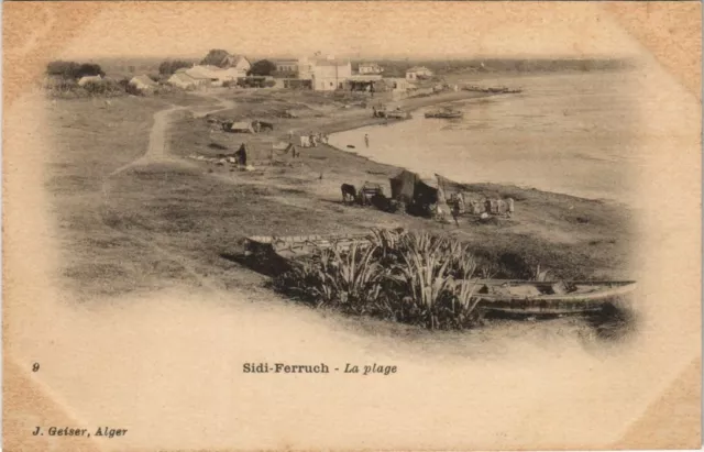 CPA AK ALGERIA SIDI-FERRUCH La Plage (1089009)