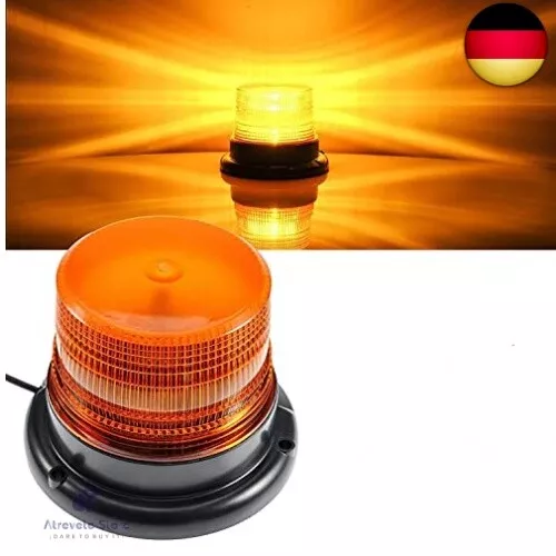 LED WARNLEUCHTE MAGNET orange Auto Warnlicht KFZ Rundumleuchte  Warnblinkleuchte EUR 13,00 - PicClick DE