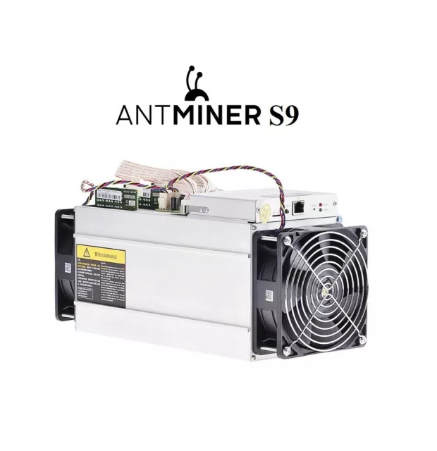 Antminer S9 Used Bitcoin Miner BTC Bitmain 13 TH/s BCH ASIC with PSU Full set