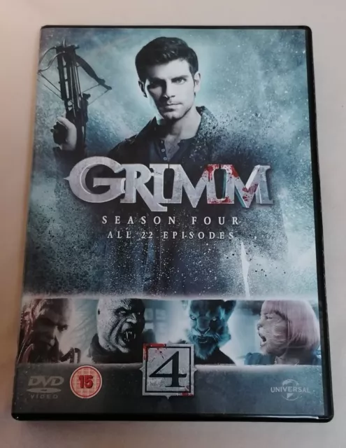 DVD - Grimm Complete Series Four All 22 Episodes Box Set R2 UK PAL