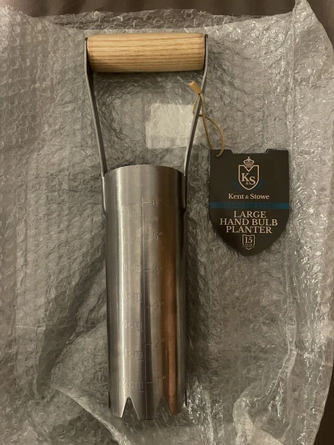 Kent & Stowe Stainless Steel Large Hand Bulb Planter