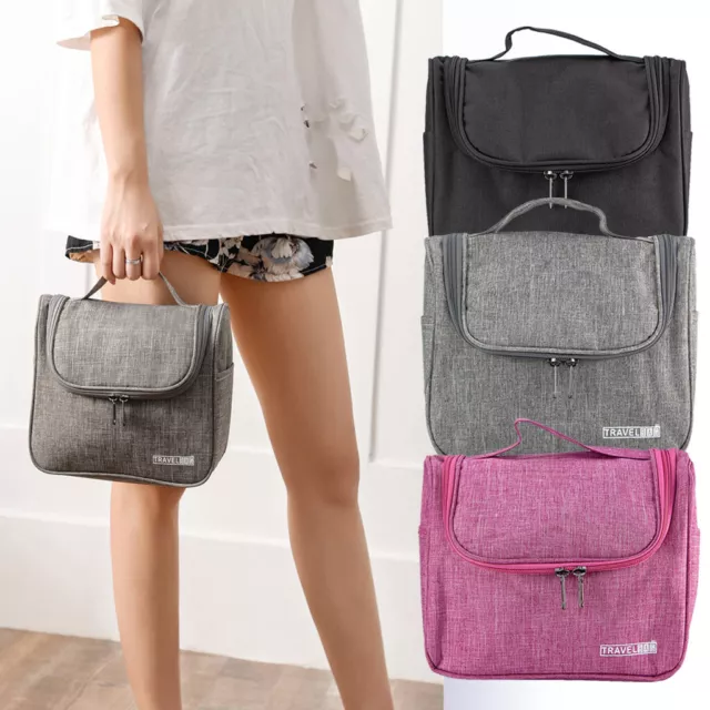 Women Large Makeup Bag Cosmetic Case Toiletry Storage Hanging Travel Organizer