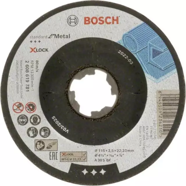 Bosch Accessories Standard for Metal 2608619781 Disque à tronçonner à moyeu