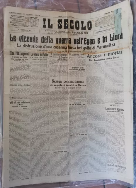 Quotidiano IL Secolo 19 Maggio 1912