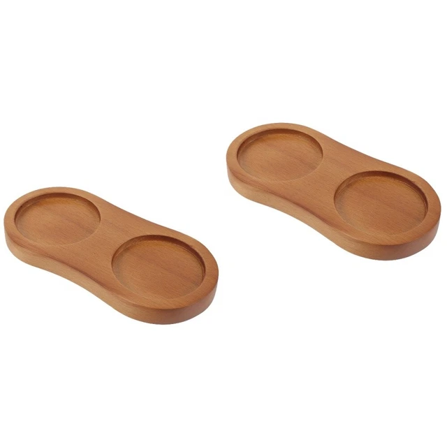 2 pezzi di vaschetto di in legno di legno decorazione tavolo pranzo