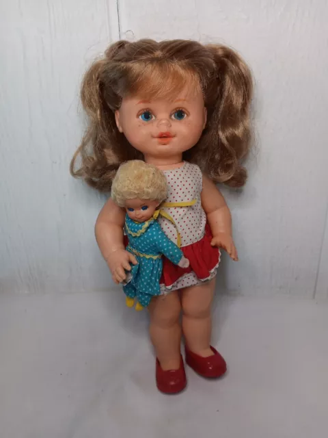 Vintage Talking Buffy 11" Doll from Family Affair Voice Works! Mrs Beasley Plush