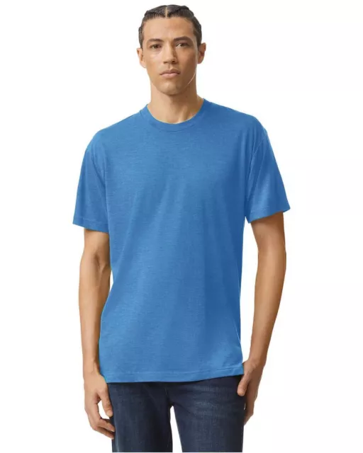 American Apparel Unisex Triblend Short Sleeve Track Stylish Plain T Shirt TR401