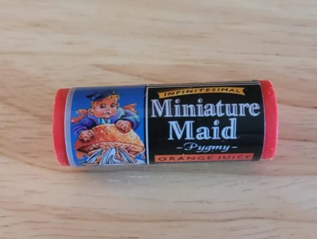 Topps Wacky Packages Erasers Series 1 #15 Minature Maid Minute Maid